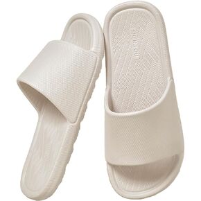 Slippers Eva للرجال والنساء ، وصنادل مريحة وخفيفة الوزن داخلية/خارجية غير قابلة للانزلاق - مثالية للحمام وغرفة المعيشة وأقدام واسعة - ألوان متعددة متوفرة
