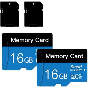 2 Pack 128GB Micro SD Card C10 Memory Card for Smartphone/Camera/Security Camera/Tablet and Drone(128GB*2)