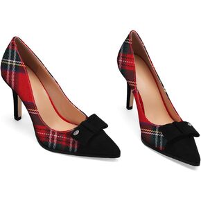 Elegant Pointed Toe High Heels for Women - Classic Pumps with Bow Detail, Comfortable 3.5-Inch Stiletto for Office, Evening Party Sleek Shoes