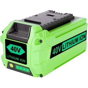40V 6.5 Ah Battery Replacement for Greenworks 40V Battery 29472 29462 G-MAX,Rechargeable Lithium Battery for Cordless Power Tools 29252 20202 22262 25312 25322 20642 22272 27062 2901319, Not for Gen 1