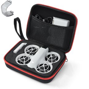 UTEBIT 8.2×6.2×2.3in Carrying Case for DJI Neo with Drone Lens Cover Portable Nylon Travel Storage Bag
