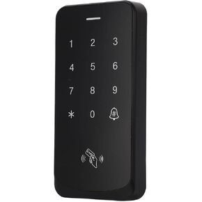 Keyless Door Lock Access Control Keypad IP67 Digital Card Reader Entry Door Lock with Blue Backlight for Home