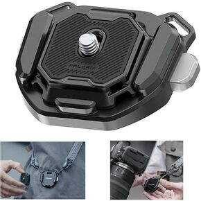 FALCAM F38 Quick Release Backpack Clip Mount with Plate Kit, Capture Camera Clip for Camera to Shoulder Strap -3142 V2 Upgraded