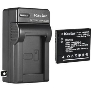 Kastar 1-Pack Battery and AC Wall Charger Replacement for Panasonic DMW-BCK7 DMW-BCK7E DMW-BCK7GK DMW-BCK7PP ACD-341, NCA-YN101F NCA-YN101G NCA-YN101H NCA-YN101J Battery, DE-A92 DE-A91 DE-A91B Charger