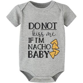 لا تقبلي إذا كنت ناتشو طفل طفل حديثي الولادة فتى قصير الأكمام in Kuwait