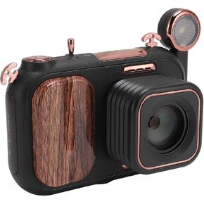Retro Digital Camera, 50X Digital Zoom 96MP Wi Fi UHD Digital Camera with Full Color Night Vision and Star Sky Effect, 3.5inch Screen, Built in 64G, for Travel