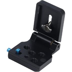 DSLR Camera L Bracket, Vertical Horizontal Switching Tripod Quick Release Plate, with 1/4 3/8 Inch Screw Hole, Universal L Bracket for Most DSLR Cameras