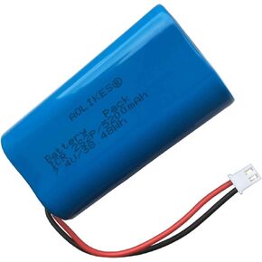 AOLIKES 7.4V Lithium-ion Battery Pack 5200mAh, Rechargeable Battery Power Cell w/XH2.54-2Pin Plug, DIY Batteries 18650 2S2P Li-ion Batteries Pack Support 3C Continuous Discharge