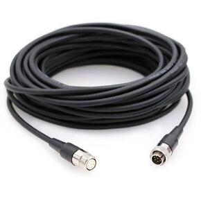SZRMCC Extension Cable for VariZoom VZ-F8C8 VZ-PRO VZ-PG VZ-100 Fujinon 8Pin Lens Zoom Controller to Canon 8-Pin Lenses (15m)