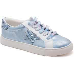 Corkys Footwear Supernova Lace-Up Glitter Star Sneakers