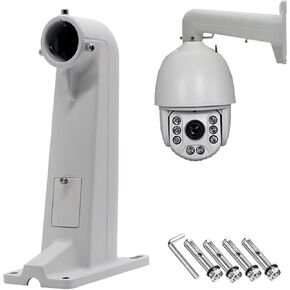 Surveillance Security Dome Camera Mount Bracket, Adjustable Universal Dome Cameras Wall Mount Bracket Compatible with Most CCTV Cameras Dome