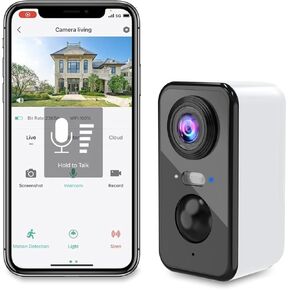 Security Cameras Wireless Outdoor 2-Way Audio Siren Alert Motion Detection