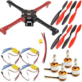 Q450 Quadcopter Drone Kit PDB 30A ESC 2212 Motor Frame Landing Gear Kit