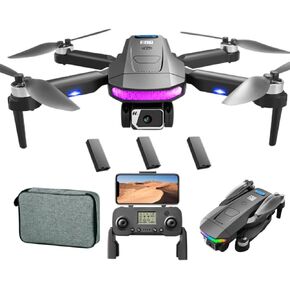 GPS Drones with 4K Camera for adults beginner/kids, 75 minutes Long Flight Time, 5G Transmission FPV RC Quadcopter with Brushless Motors,No obstacle avoidance, GPS Return Home, Follow Me, Include 3 batteries