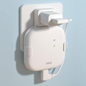 Outlet Wall Mount for Blink Sync Module XR, Space Saving Wall Holder Bracket for Blink Security Camera System with Short Charging Cable, No Messy Wires (1-Pack)