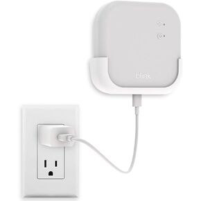 All-New Blink Sync Module XR Wall Mount | Space-Saving Mounting Bracket Holder Compatible with Sync Module XR 2024 Release | Blink Security Accessories | USB-C Cable Included | White