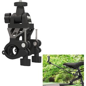 LICHIFIT Bicycle Seat Post Bracket for DJI Osmo Action 5 Pro for Insta360 X4 for GoPro Hero 13 Action Camera Base Bike Rear Saddle Post Clamp Mount Cycling Extension Rod Support