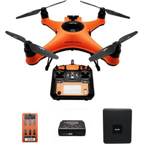 SwellPro FD1+ Fisherman Best Fishing Drone with Bait Release, 4.8 LBS Payload, 1.3KM Range, IP67 Waterproof, Auto Return & Flip, Self-floating, Entry-Level, No Camera Included