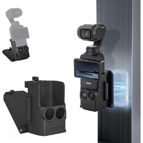 Magnetic Camera Mount Stand Compatible with DJI Osmo Pocket 3 Adapter Clamp with Magnet Stickers,Magnet Holder on Desktop,Vertical Surface,180° Adjustable Desktop Stand for OSMO Pocket 3 Accessories