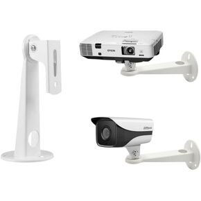 Surveillance Camera Mount, Waterproof All-Steel Wall Bracket, Corrosion-Resistant Adjustable Accessory, Ideal for Outdoor Security Device Installation, Easy to Install Design