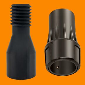 MAICON DWV9000 Universal Connector+DWV9190 Hose Adapter -2PCS Universal Quick Connector for Dust Extractors,Dewalt Dust Collector Attachment,Vacuum Hose,Tool Dust Port Black