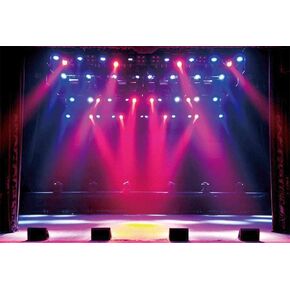 Yeele 12x8ft Stage Concert Backdrop Lighting Nightclub Hall Hall Club Background for Photography Sing Dance Performan