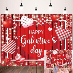 Happy Galentine's Day Banner Backdrop for Photography Red Valentine Eve Background Galentines Day Party Decorations Galentine Girls Party Decor for Valentine Party Decorations (7x5FT) in Saudi Arabia