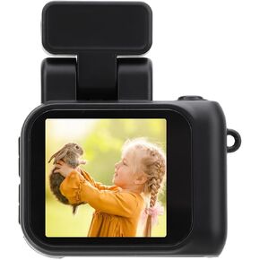 Zunate Mini Thumb Camera 2MP, Retro Digital Camera, Portable Video Camera 1080P - 160° Lens Angle, Colorful Screen, Flashlight for School Students Girl Boy Gifts