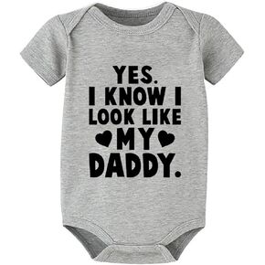 Yes I Know I Look Like My Daddy Newborn Boy Welcome Home Outfit Short Sleeve Going Home Outfit White Boy Baby Clot