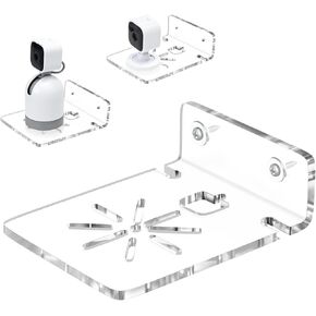2 Pack, Wall Mount for Blink Mini Pan-Tilt, Blink Mini 2, Blink Mini Indoor Camera, Adhesive Wall Brackets for Blink Camera, Ceiling Mounting for Blink Indoor Camera