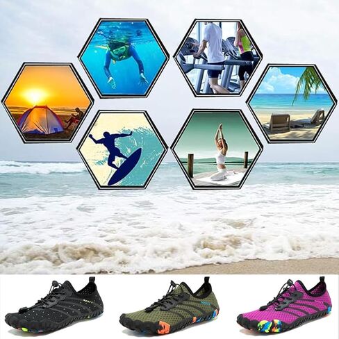 Water Shoes Men Women Quick Dry Barefoot Aqua Sport Shoes for Swimming Beach Pool Walking Sailing Surfing Yoga in Saudi Arabia