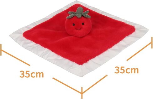 لحم الطماطم المشمش الطماطم الطازجة اللطيفة للأطفال ، بطانية أمنية للطفل والفتاة ، 13.8 بوصة للرضع والأطفال الصغار in Kuwait