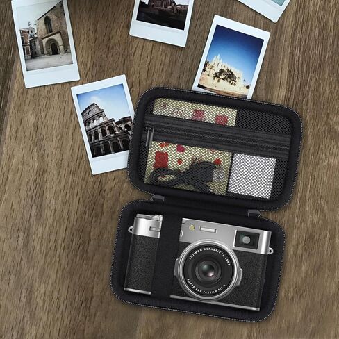 حالة صلبة لكاميرا رقمية Fujifilm X100VI/ X100V/ X100F/ X100S ، حامل كيس تخزين الكاميرا Fujifilm X100VI ، كابل وبطاريات شبكية مضغوطة. in Saudi Arabia