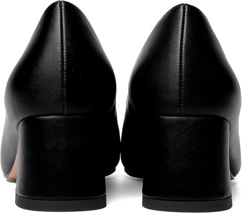 MOVINSTEPS Womens Evening Pointed Toe Dress Slip On Matte Chunky Low Heel Pumps Shoes 2 Inch in Saudi Arabia