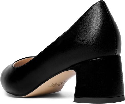 MOVINSTEPS Womens Evening Pointed Toe Dress Slip On Matte Chunky Low Heel Pumps Shoes 2 Inch in Saudi Arabia