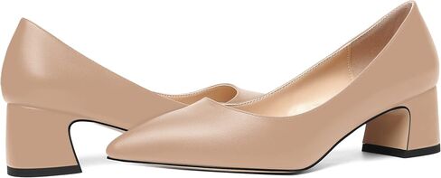 Movinsteps نساء المساء مدبب اربع فستان زلة على مكتنزة مكتنزة مكتنزة منخفضة الكعب أحذية 2 بوصة in Kuwait