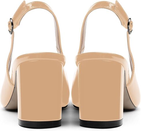 MERRORI للنساء البراءة بلوك بلوك صلبة Slingback Speed ​​Squar in Kuwait