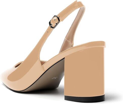 MERRORI للنساء البراءة بلوك بلوك صلبة Slingback Speed ​​Squar in Kuwait