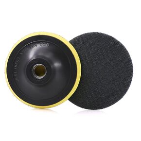 2Pcs 4 Inch Hook and Loop Backing Pad Sanding Holder Polishing Backer Plate with 5/8-11 Thread for Car Polishing Tool Orbital Sander Buffer Polishing