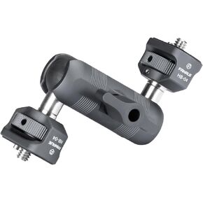 Camera Magic Arm, Flexible Articulating Arm with 1/4" Screws, Field Monitor Mount with Dual Ballhead, Aluminum - 3873
