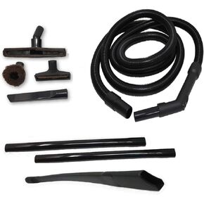 Universal Vacuum Attachment Kit - Compatible with Shark Lift-Away Upright Vacuum Models, Riccar, Simplicity, Panasonic, Sharp - Includes 12ft Extension Hose, 2 Wands, Floor Brush, Crevice Tools & More