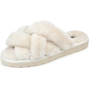 Journee Womens Quiet Comfort Insole Slip On Slide Open Toe Slippers
