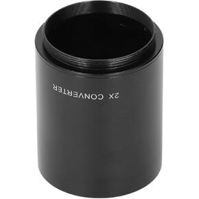 2X Teleconverter 2X Converter for T Mount 2X Magnification Lens Converter for 420‑800mm 650‑1300mm 500mm 800mm 900mm Mirror Telephoto Zoom Lenses