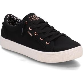 Skechers Women's Bobs 113328 P Sneaker, Black, 9.5