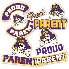 Desert Cactus East Carolina University Sticker Pirates ECU Vinyl Decal Laptop Water Bottle Car Scrapbook (Proud Parent Sheet)