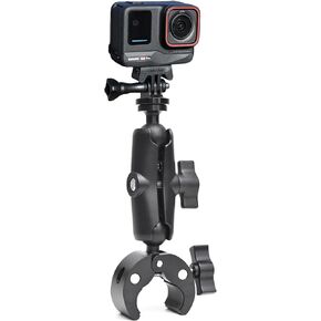 Fotoleey Action Camera Bike Mount Motorcycle Handle ClampCompatible with Insta360 X3, X2, Ace Pro, Ace, One RS, GoPro Hero 12, Hero 11, Hero 10, Hero 9