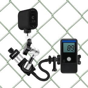 Metal Baseball Dual Fence Mount Game Changer Kit Compatible for GoPro/Mevo Start Fence Holder Compatible for DJI Action/Osmo Pocket/Insta360/for iPhone/Pocket Radar Recording Softball Tennis