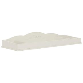 Evolur Aurora Change Tray|Lasting Quality|Intricate Ribbon Bow Scrollwork, Ivory Lace
