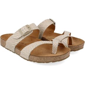HAFLINGER Unisex Juno Sandal, Panna, Men 7 - Women 9