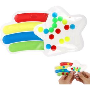 Color Matching Toy, Meteor-Shape Color Sorting Sensory Toy Preschool Learning Activity Fidget Toy Montessori Color Sorting Toy Fine Motor Skill Toy for Toddlers Ages 1 2 3 Preschoolers